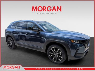 2026 Mazda CX-50 2.5 S Premium in Blue — front three-quarter view