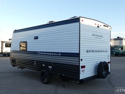 2026 Keystone Springdale Mini — rear three-quarter view