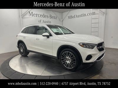 2026 Mercedes-Benz GLC 300 in White — front three-quarter view