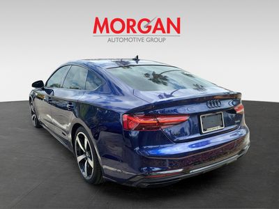 2022 Audi A5 Sportback — rear three-quarter view