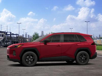 2026 Toyota RAV4 — rear three-quarter view