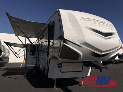 2022 Dutchmen RV Astoria — rear three-quarter view
