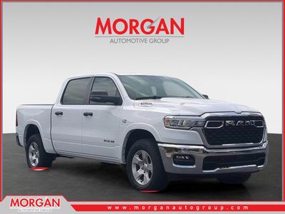 2026 Ram 1500 Big Horn/Lone Star in White — front three-quarter view