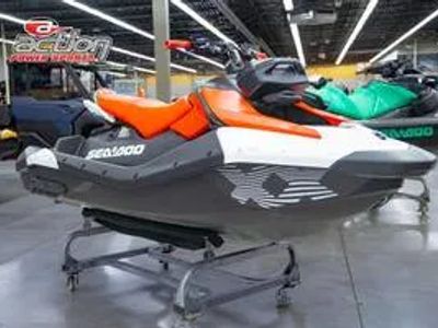 2026 Sea-Doo Spark™Trixx for 3 Rotax® 900 ACE™ - 90 iBR and Audio — front three-quarter view