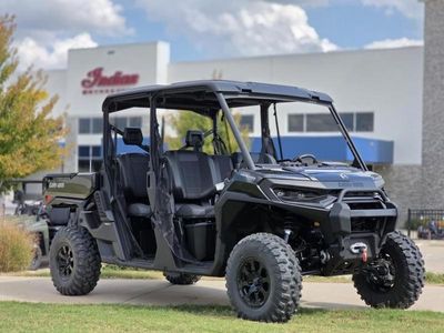2026 Can-Am Defender MAX XT HD11 in BLACK — front three-quarter view