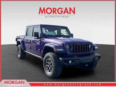 2026 Jeep Gladiator Rubicon in Purple — front three-quarter view