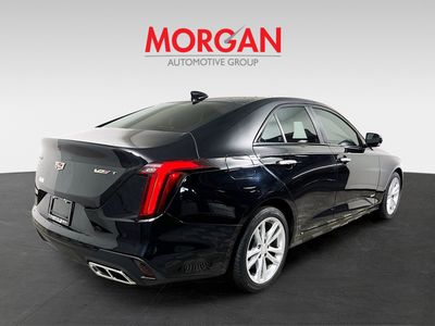2022 Cadillac CT4 — rear three-quarter view