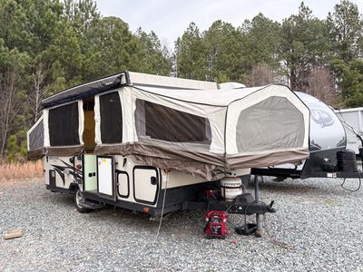 2016 Forest River Rockwood Premier 2516G — front three-quarter view