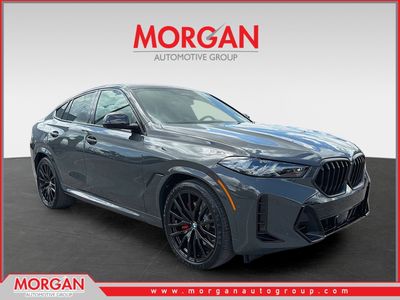 2026 BMW X6 xDrive40i in Dravit Grey Metallic — front three-quarter view