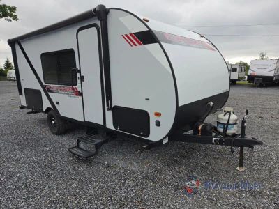 2021 Forest River RV Wildwood FSX — rear three-quarter view