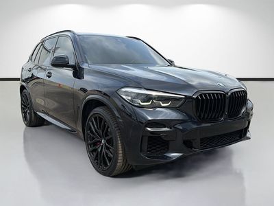 2022 BMW X5 sDrive40i in Black — front three-quarter view