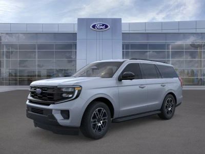 2026 Ford Expedition in R7 Gray — front three-quarter view