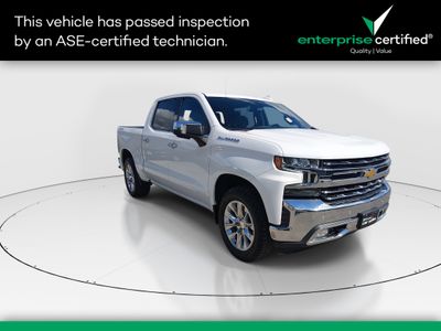 2021 Chevrolet Silverado 1500 4WD Crew Cab 157" LTZ — front three-quarter view