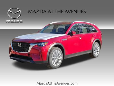 2026 Mazda CX-90 3.3 Turbo Preferred in Red — front three-quarter view