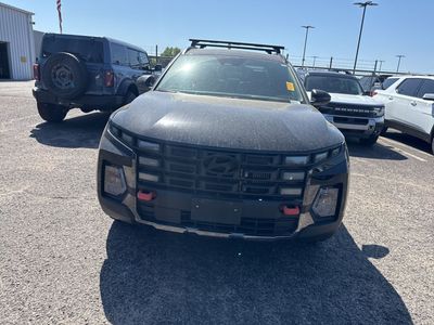 2025 Hyundai Santa Cruz XRT in Black — front three-quarter view