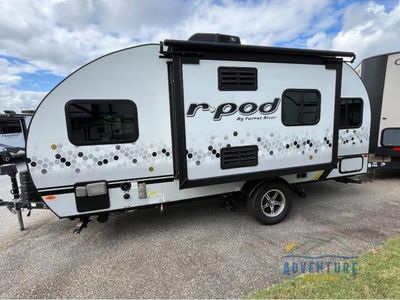 2021 Forest River R Pod — rear three-quarter view