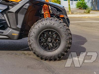 2026 Can-Am Maverick X3 MAX DS Turbo RR Scandi Blue & Orange Crush — photo 11 view
