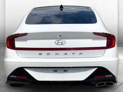 2020 Hyundai Sonata — rear three-quarter view