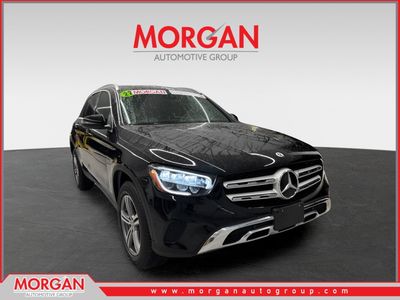 2022 Mercedes-Benz GLC 300 in Black — front three-quarter view