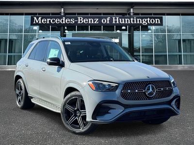 2026 Mercedes-Benz GLE 350 in MANUFAKTUR Alpine Grey — front three-quarter view