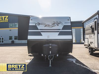 2022 Highland Ridge RV Open Range Conventional — rear three-quarter view