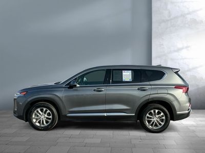 2019 Hyundai Santa Fe — rear three-quarter view