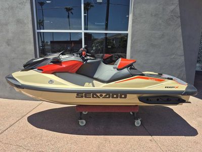 2025 Sea-Doo RXP-X 325 iBR Metallic Tan / Lava Red Premium - Photo 4
