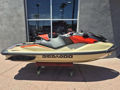 2025 Sea-Doo RXP-X 325 iBR Metallic Tan / Lava Red Premium - Photo 5