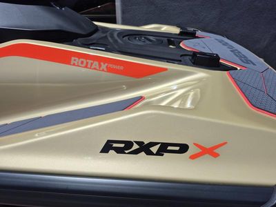 2025 Sea-Doo RXP-X 325 iBR Metallic Tan / Lava Red Premium - Photo 11
