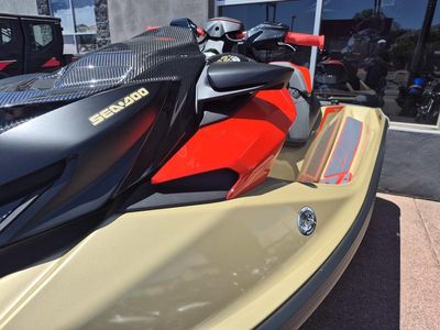 2025 Sea-Doo RXP-X 325 iBR Metallic Tan / Lava Red Premium - Photo 9