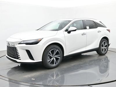 2026 Lexus RX 350 PREMIUM AWD in Eminent White Pearl — front three-quarter view