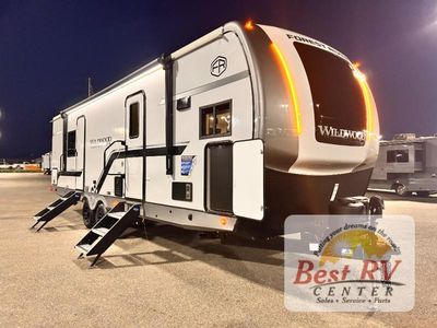 2026 Forest River RV Wildwood Heritage Glen — front three-quarter view