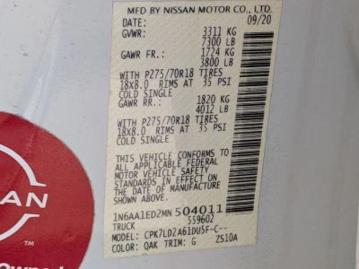 2021 Nissan Titan — photo 22 view