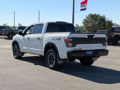 2021 Nissan Titan — rear three-quarter view