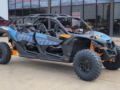 2026 Can-Am Maverick X3 MAX DS Turbo Scandi Blue & Orange Crush - Photo 4