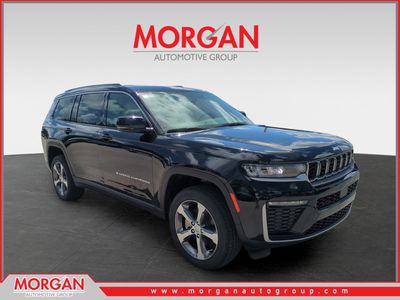 2026 Jeep Grand Cherokee L Limited in Black — front three-quarter view