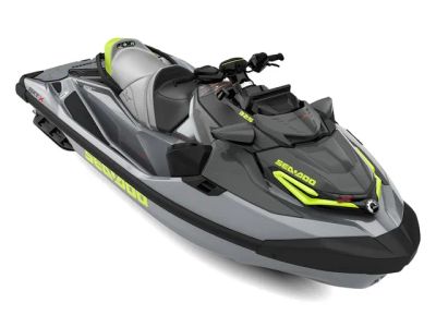 2026 Sea-Doo RXT-X™ 325 Ice Metal / Manta Green — front three-quarter view