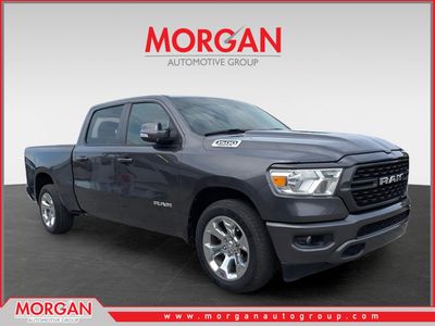 2022 Ram 1500 Big Horn/Lone Star in Gray — front three-quarter view