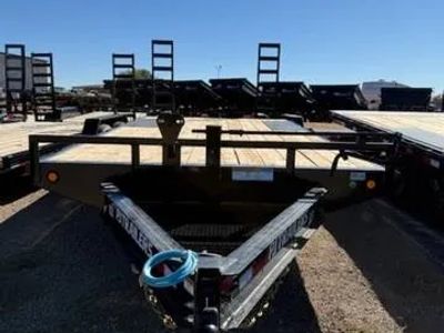 2026 PJ "F8" 20' x 102" DECKOVER — front three-quarter view