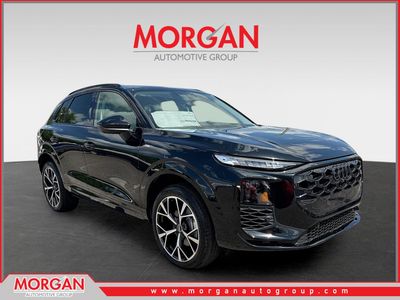 2026 Audi Q3 S line in Mythos Black Metallic — front three-quarter view