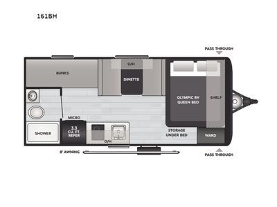 2026 Keystone RV Hideout Mini — side profile view