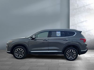 2023 Hyundai Santa Fe Hybrid — rear three-quarter view