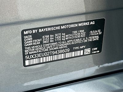 2026 BMW X5 — photo 27 view