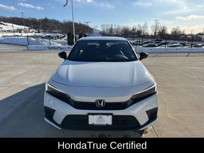 2024 Honda Civic Sedan Sport CVT — rear three-quarter view