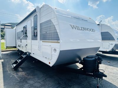 2026 Forest River WILDWOOD — front three-quarter view