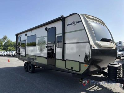 2027 Forest River RV No Boundaries — front three-quarter view