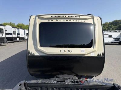 2027 Forest River RV No Boundaries — rear three-quarter view