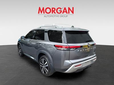 2023 Nissan Pathfinder — rear three-quarter view