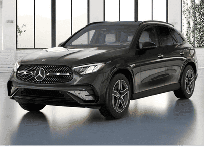 2026 Mercedes-Benz GLC 300 in Graphite Grey Metallic — front three-quarter view