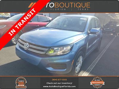 2017 Volkswagen Tiguan Limited in Blue — front three-quarter view